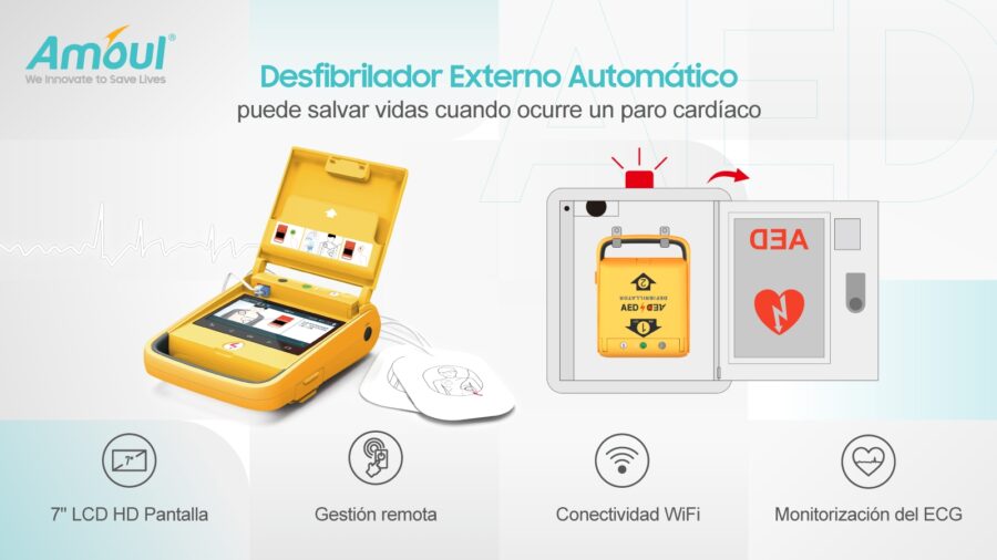 DEA DESFIBRILADOR EXTERNO AUTOMATICO COLOMBIA ELECTRODOS i5.